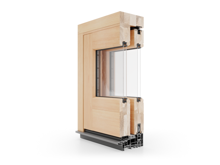 Gama Naturo 80 HST ALU Corredera Madera - Imagen 10