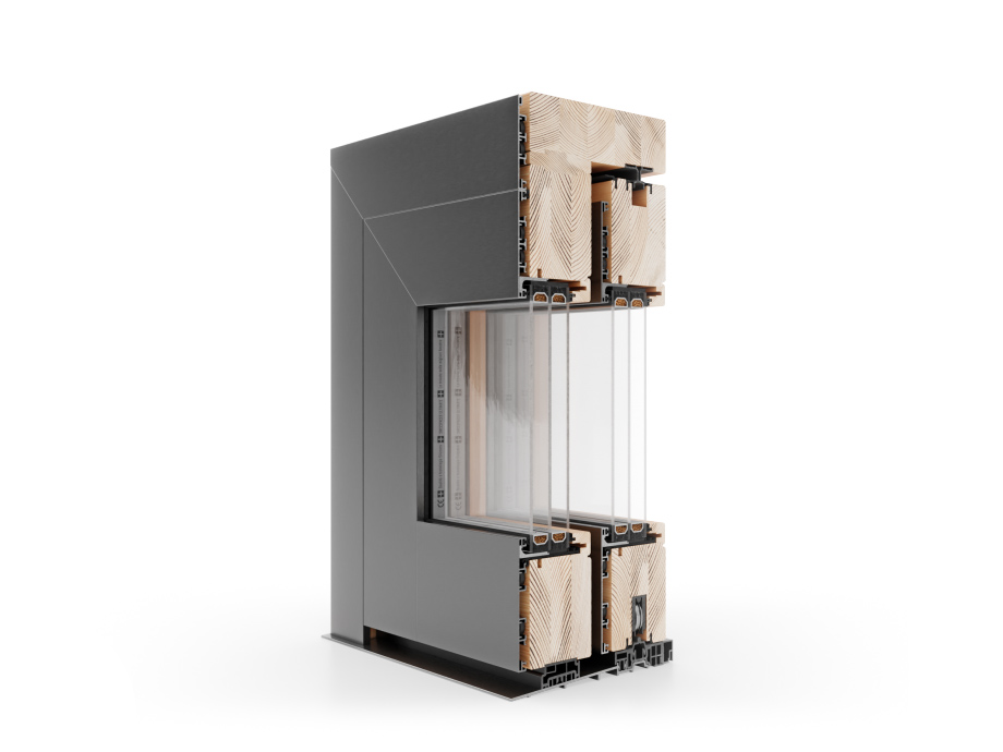 Gama Naturo 80 HST ALU Corredera Madera - Imagen 6