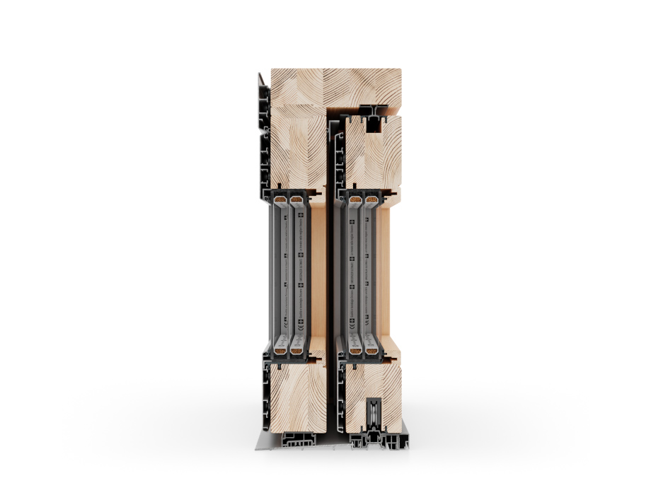 Gama Naturo 80 HST ALU Corredera Madera - Imagen 8