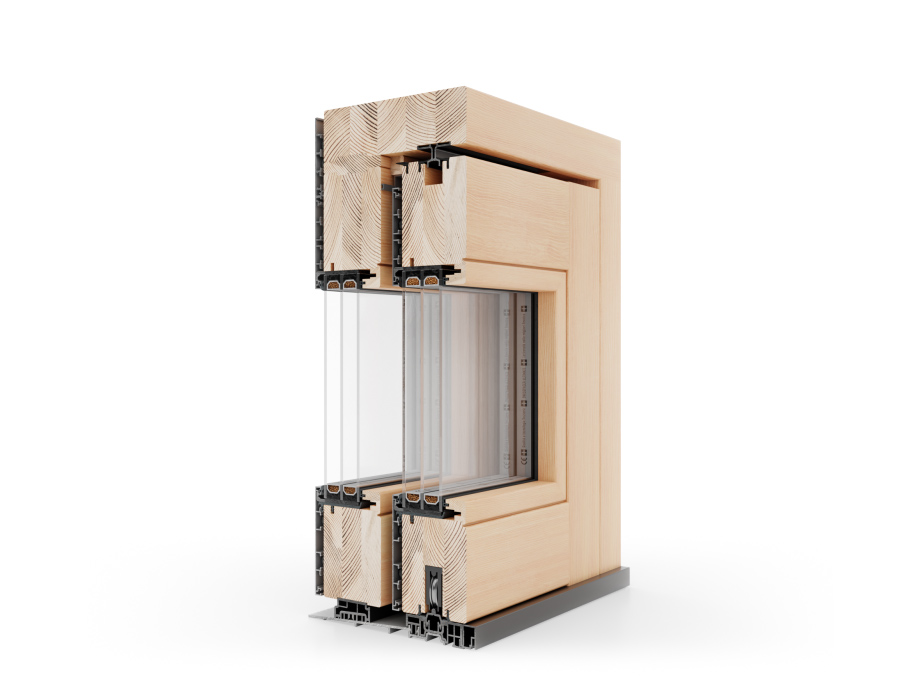 Gama Naturo 80 HST ALU Corredera Madera - Imagen 15