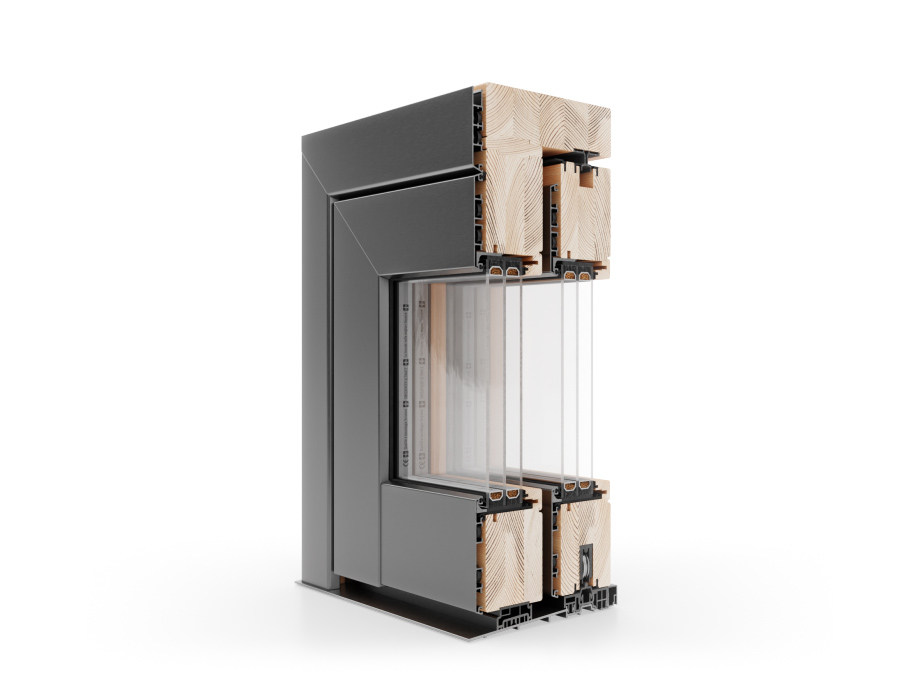 Gama Naturo 80 HST ALU Corredera Madera