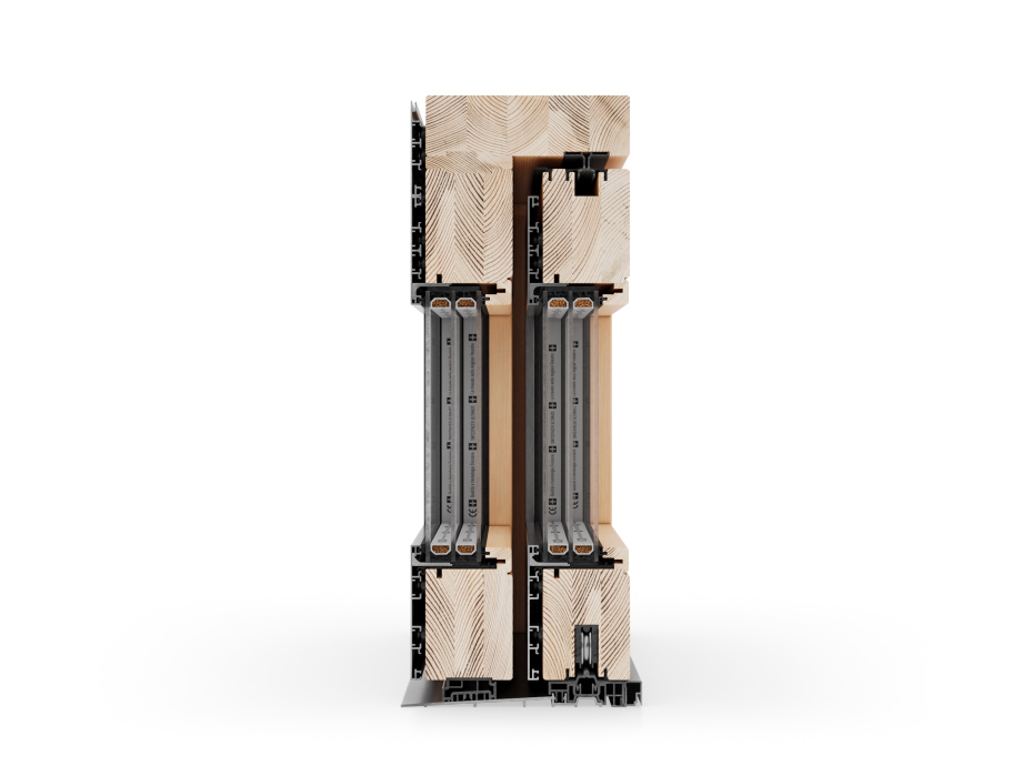 Gama Naturo 80 HST ALU Corredera Madera - Imagen 2