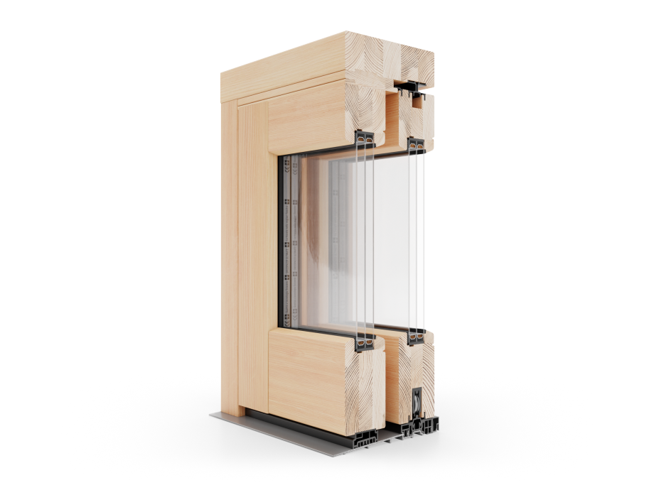 Gama Naturo 80 HST ALU Corredera Madera - Imagen 9