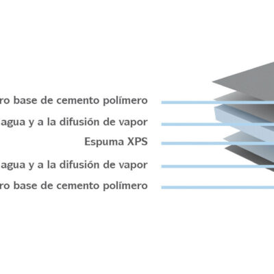 Panel MARMOX PRO - VP 100 - impermeable con barrera de difusión de vapor